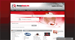 Desktop Screenshot of mastaminds.com