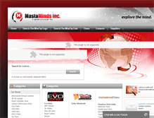 Tablet Screenshot of mastaminds.com